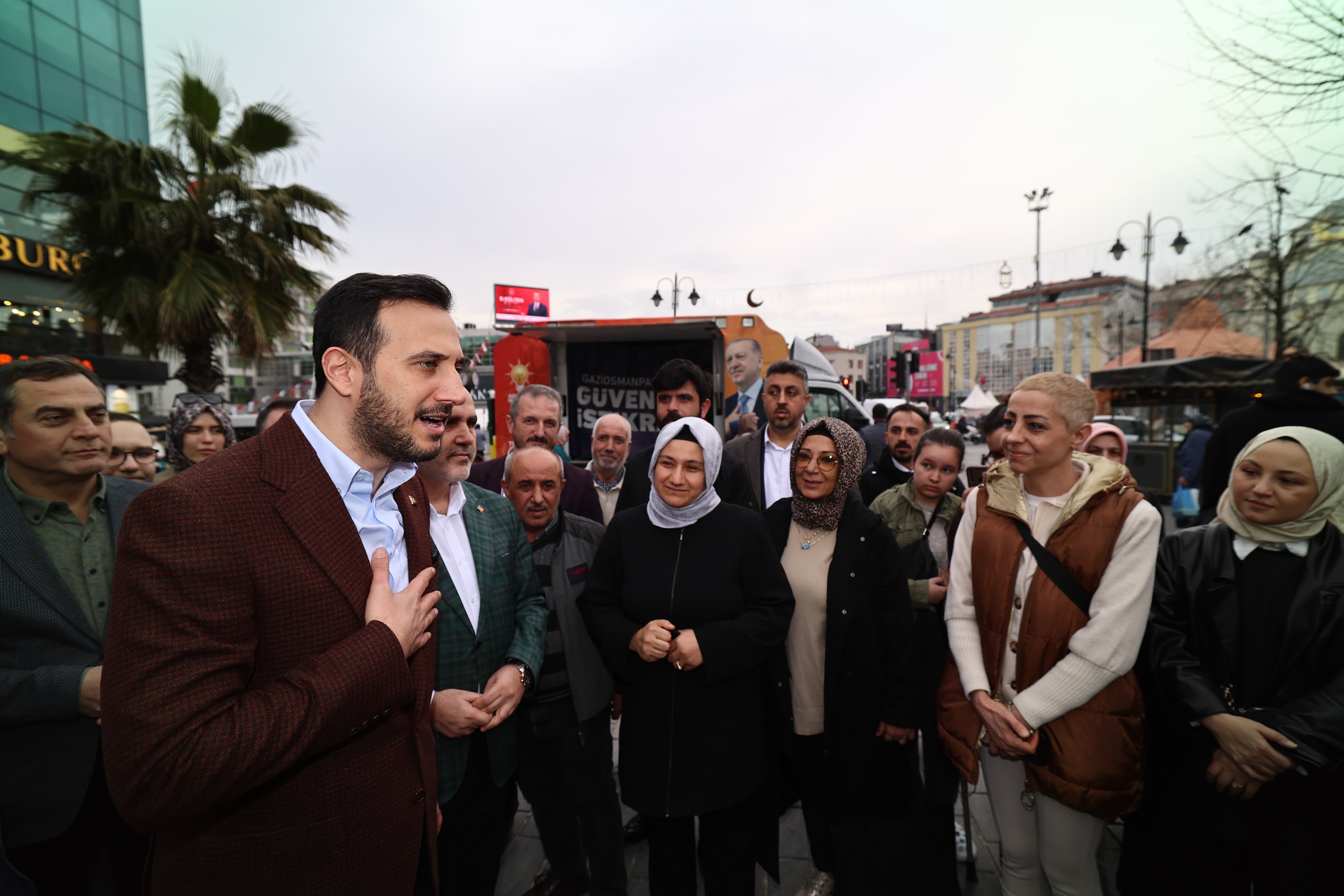 İl Başkanımız Abdullah Özdemir Gaziosmanpaşa’da Vatandaşlarla Buluştu