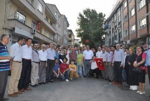 BAŞKAN ERGÜNEŞ HÜRRİYET ESNAFIYLA BİRLİKTE