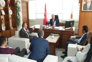 HAYATİ YAZICI İLÇE BİNAMIZA ZİYARETE GELDİ