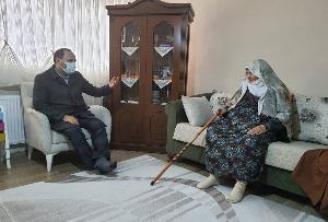 İlçe Başkanı Fatih Aydemir,Yaşlılar Haftası'na özel ziyaret