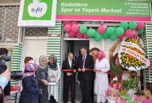 ÖKM BAŞKANIMIZ FATMA TAHMAZ'IN SPOR SALONU AÇILIŞI