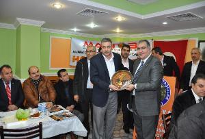 MASTÖB BAŞKAN ERGÜNEŞ’İ AĞIRLADI